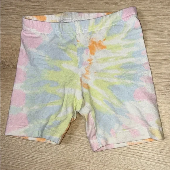 Old Navy Kids Pastel Tie-Dye Cartwheel Bike Shorts XS 5 - Picture 3 of 5